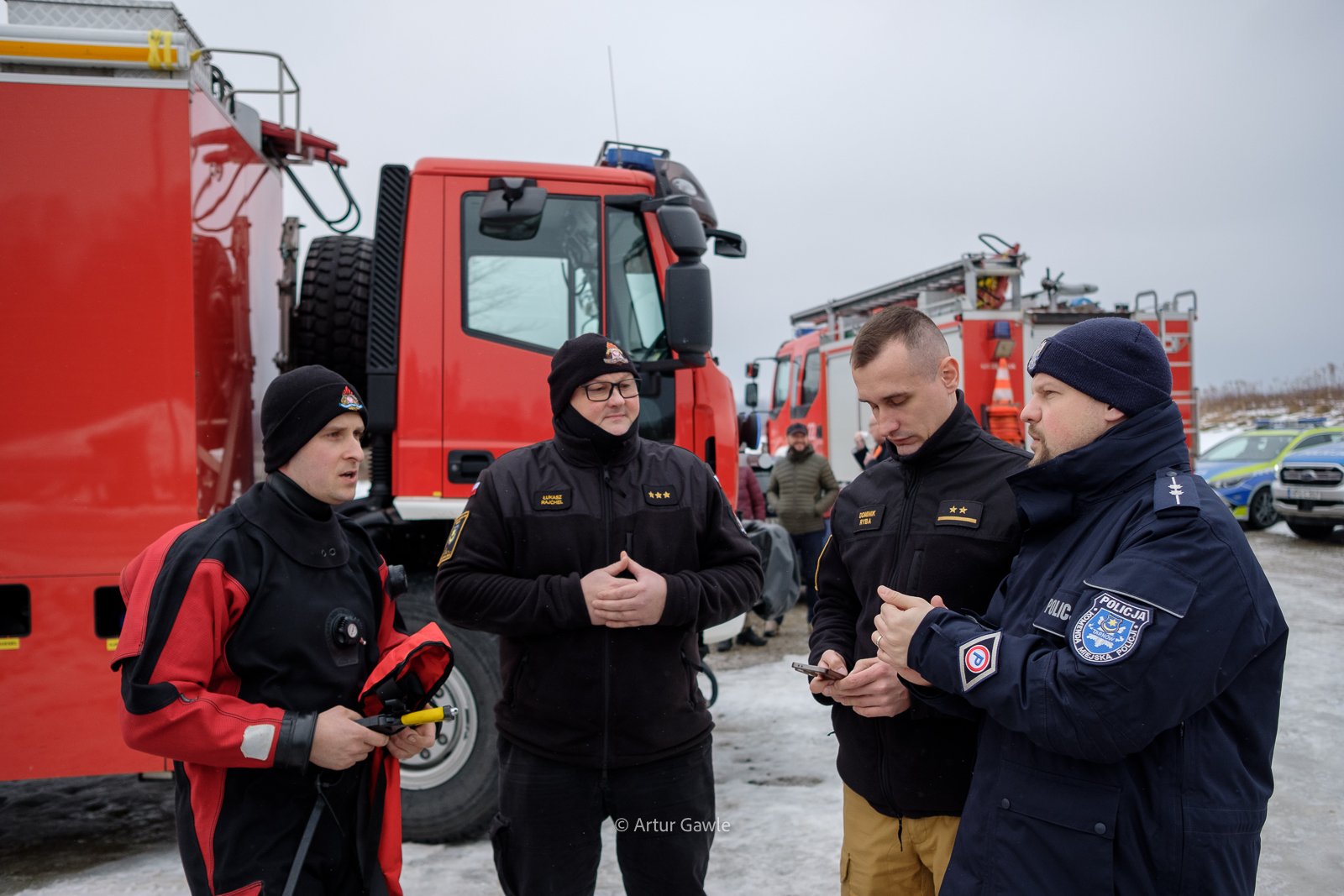 Szkolenie strażaków na potoku Korzeń [zdjęcia]