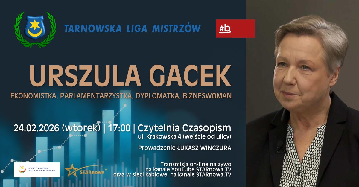 Tarnowska Liga Mistrzów z Urszulą Gacek w roli głównej. I z jubileuszem w tle