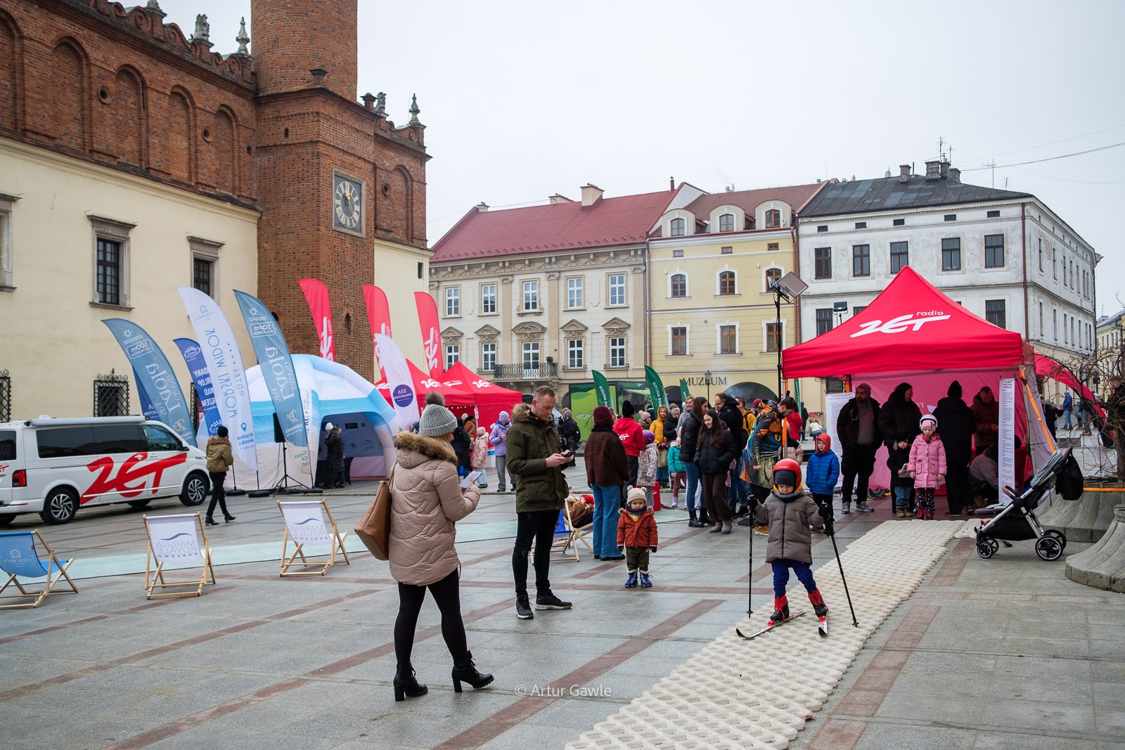 Zimowe atrakcje na tarnowskim Rynku [zdjęcia]