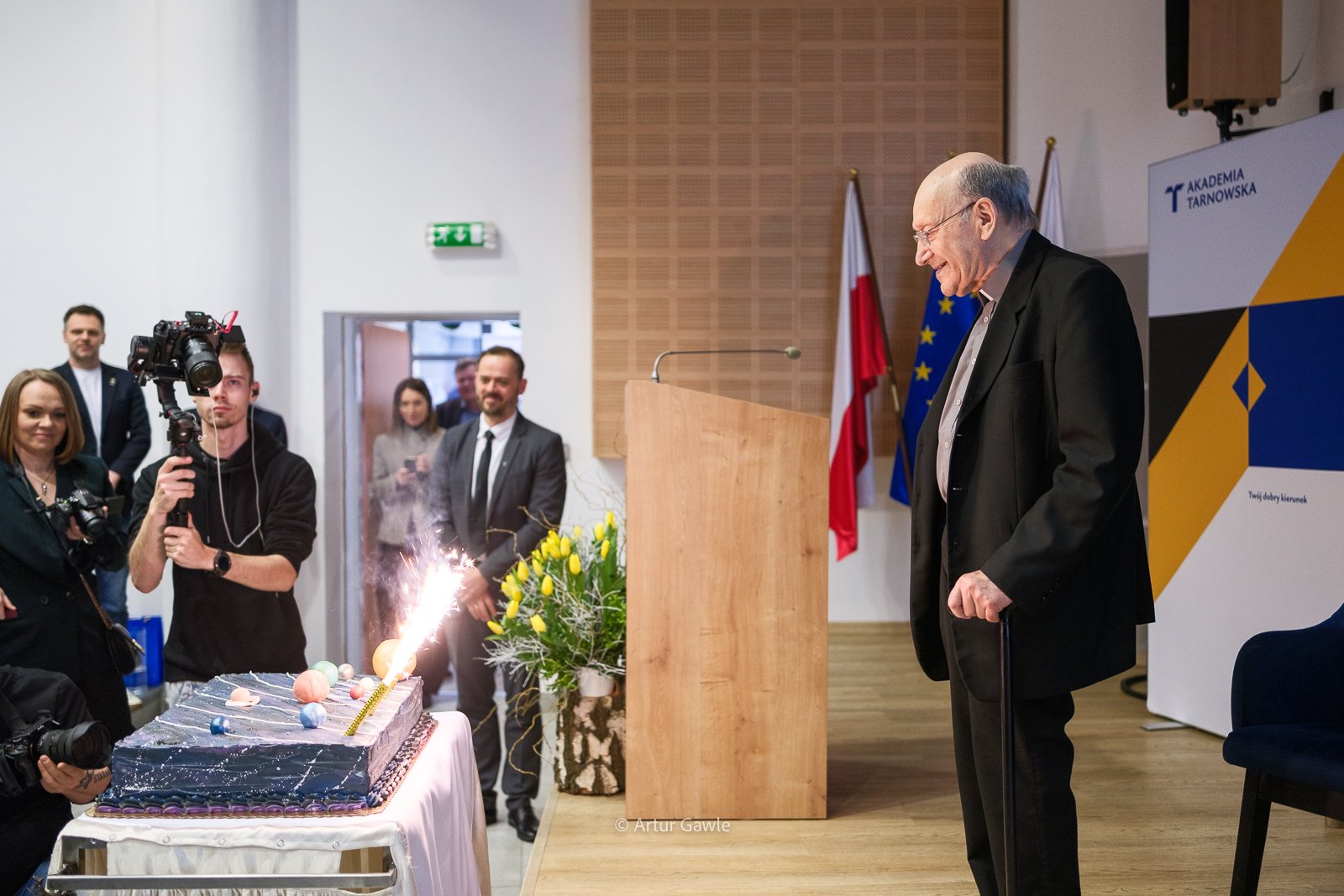 Ks. prof. Michał Heller obchodzi 90. urodziny [zdjęcia]